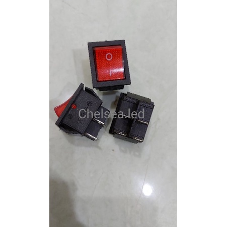 Saklar 4 Pin Saklar 4 Kaki ON OFF Plus Lampu