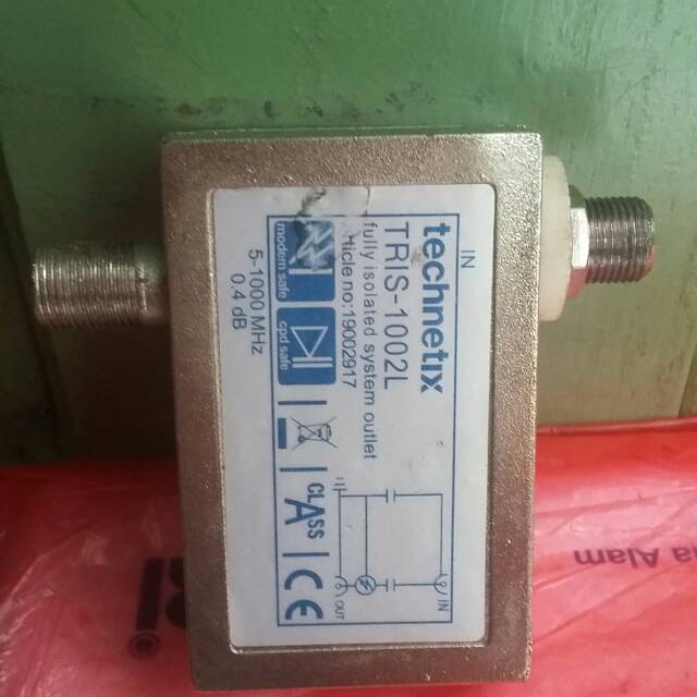 Anti petir conector antena to tv