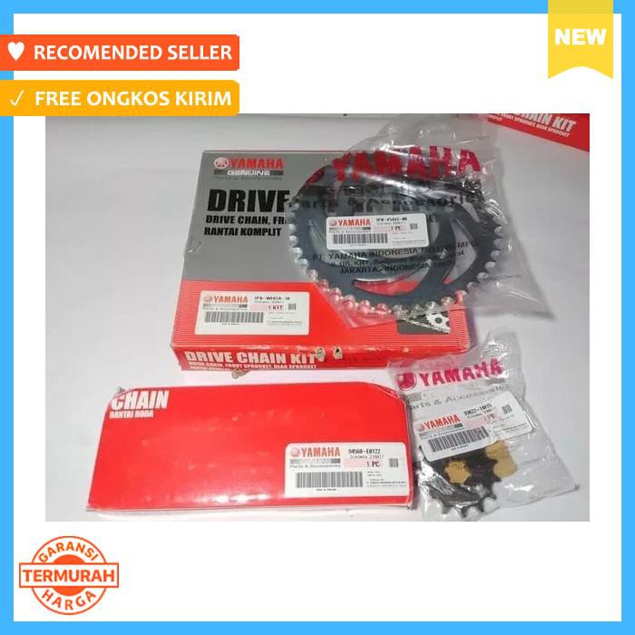 GEARSET, GEAR PAKET VIXION NEW 2014 (1PA) NVL, NVA YGP (ASLI YAMAHA)