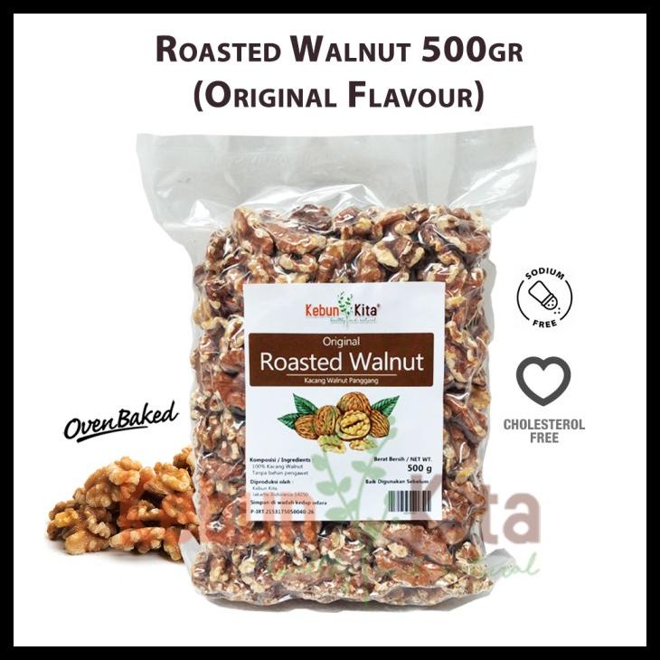 

DISKON TERBATAS !!! WALNUT PANGGANG 500GR (ROASTED WALNUT) TERLARIS