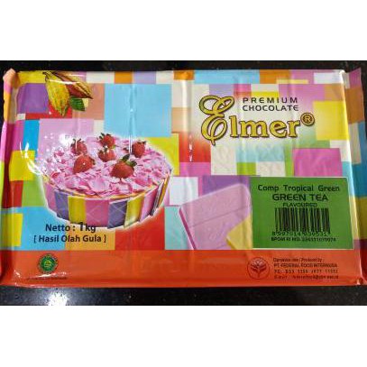 

Elmer Green Tea Compound 1kg / cokelat green tea / green tea batangan / COKLAT / COKELAT BATANG