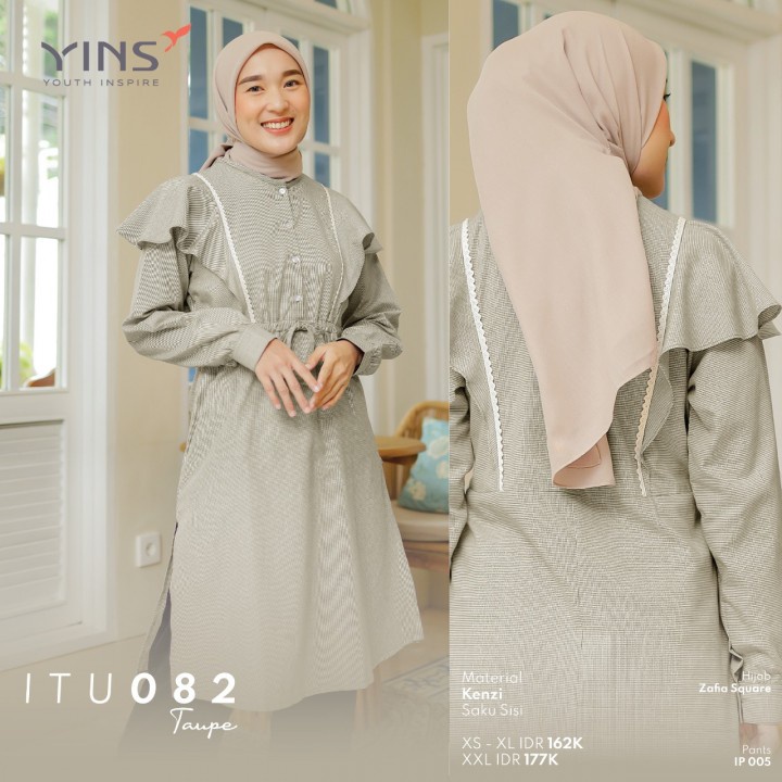 BAJU ATASAN MUSLIMAH TUNIK INSPIRE ITU 082 PAKAIAN