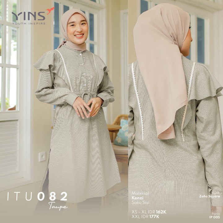 BAJU ATASAN MUSLIMAH TUNIK INSPIRE ITU 082 PAKAIAN