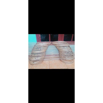 Layangan naga (Kepingan / ekor) sesuai diameter