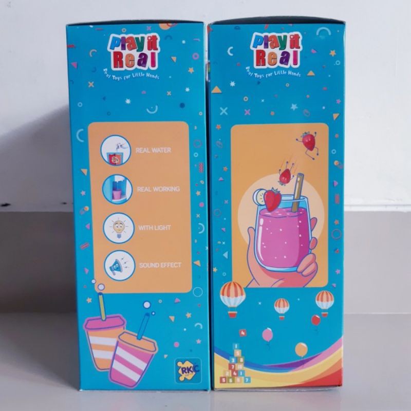 Mainan RKC Juicer Dispenser Batre Anak Perempuan Cewek Edukatif