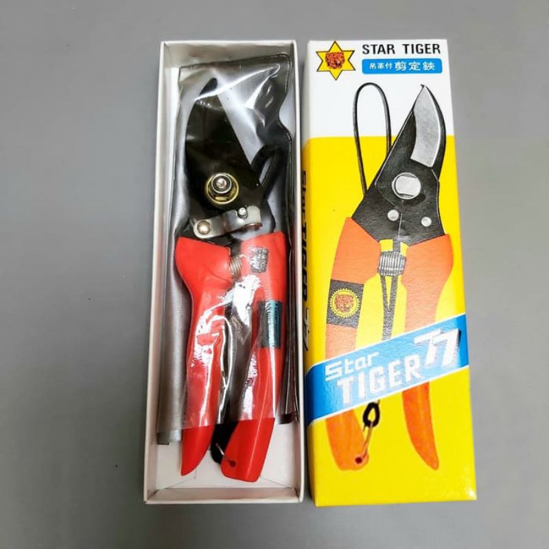 Gunting Tanaman Ranting Dahan Pohon Bunga TIGER 77 7inch Garden Shears
