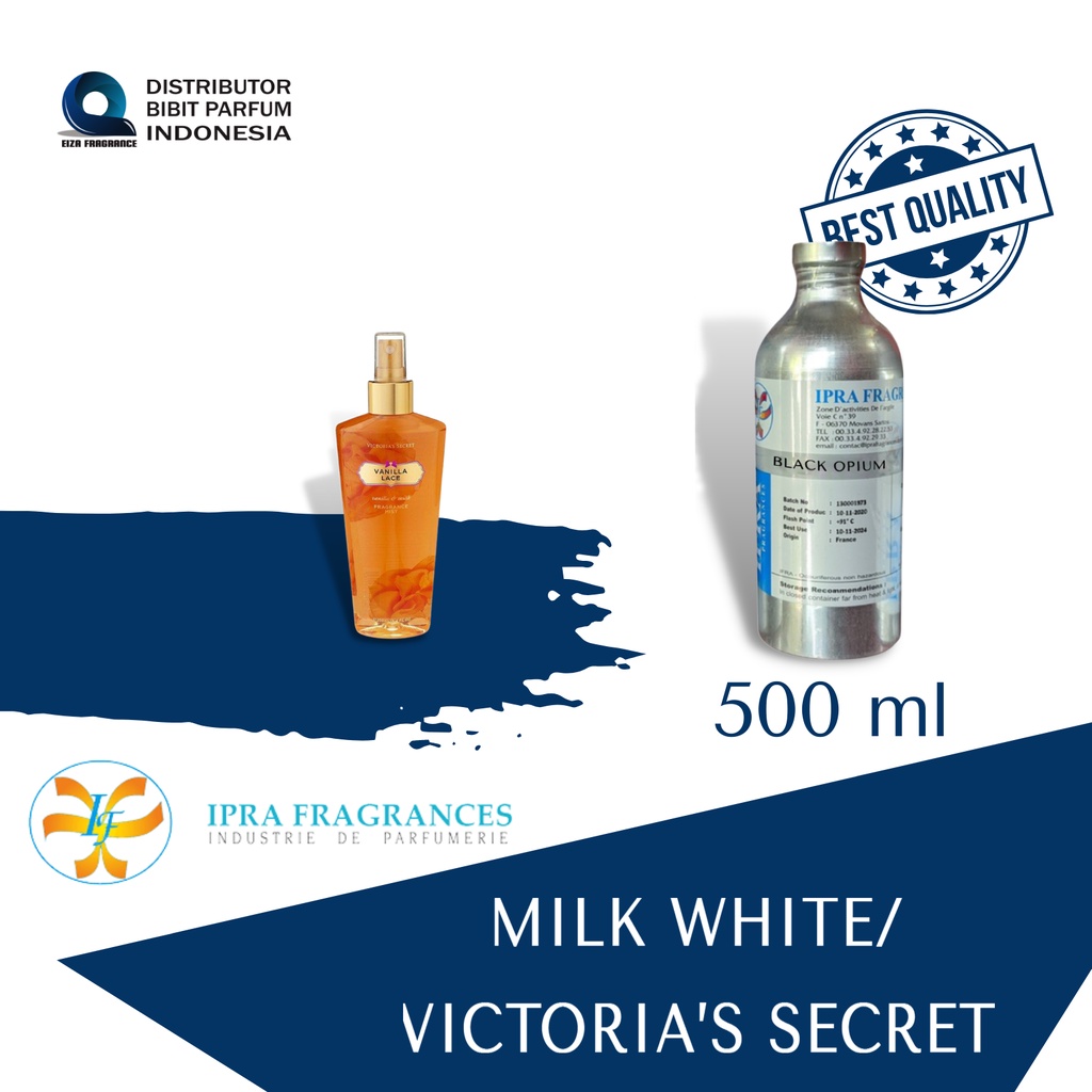 BIBIT PARFUM MILK WHITE/ VICTORIA'S SECRET VANILLA GLACE UKURAN 500 ML IPRA FRAGRANCE