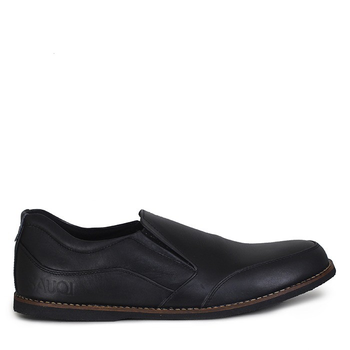 Sepatu Pria Sauqi Jager Black Sepatu Slop Casual Formal TERLARIS