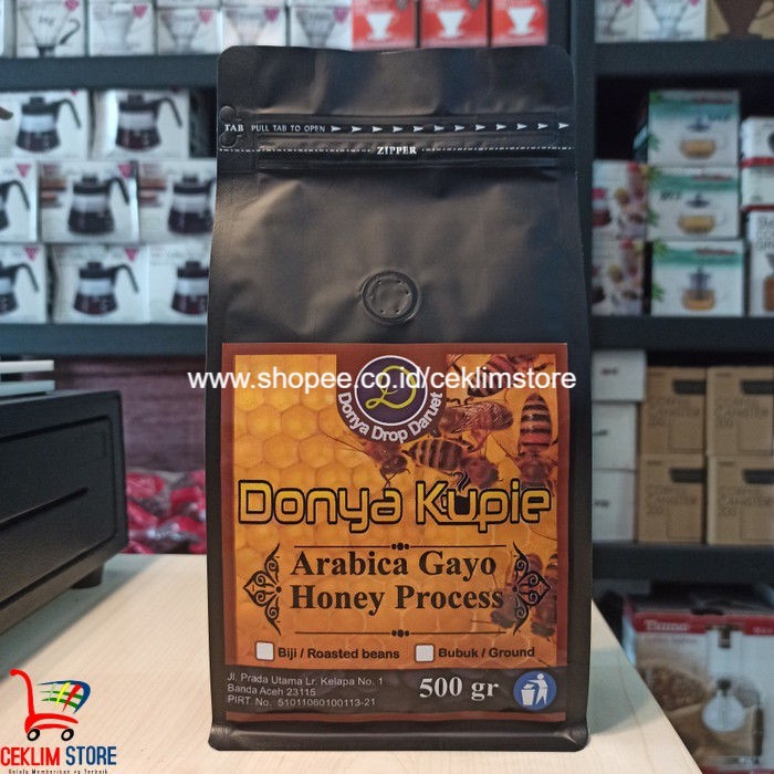 

Kopi Arabika Arabica Gayo Honey Process Coffee 500Gr - Bubuk