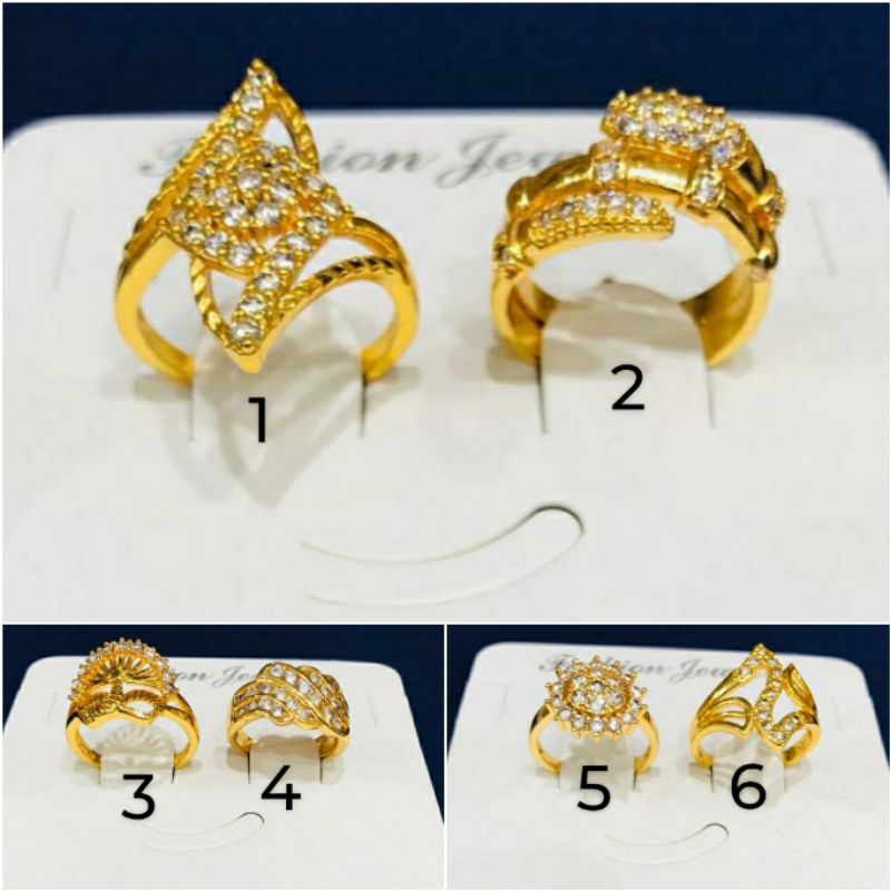 Fourfashion Cincin Casual Dewasa Xuping Motif Kekinian YT153