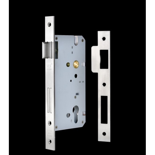 Body Kunci Lidah SES S2036 SUS304-40MM + Cylinder Kunci/Kunci Pintu 60 MM