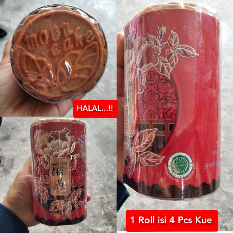 

HALAL..!! Moon Cake Sau Chong / Kue Bulan / Makaupia / Makau pia / Mooncake / Tiong Ciu Piah