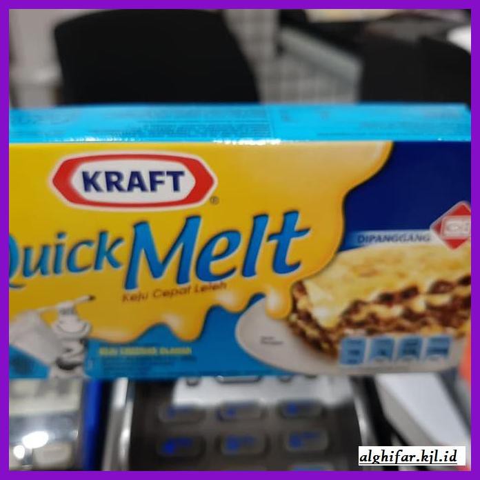 

Ujekujek- Kraft Quickmelt 165Gr Keju Leleh Yg Lumer, Enak Dan Cheesy Di Mulut -Original.