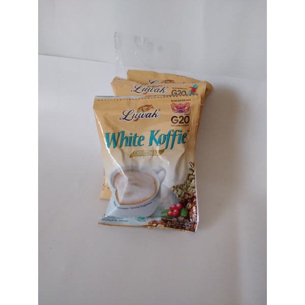 

Luwak white koffie original per sachet 20g