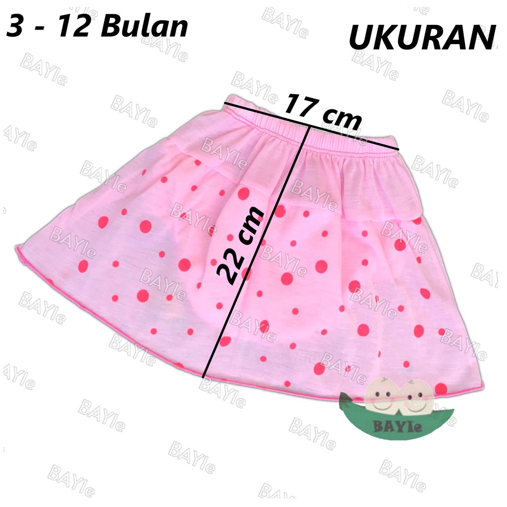 BAYIe - 3 PCS Rok Celana Bayi/Anak Perempuan / Cewek MF mOTIF TWINSTAR