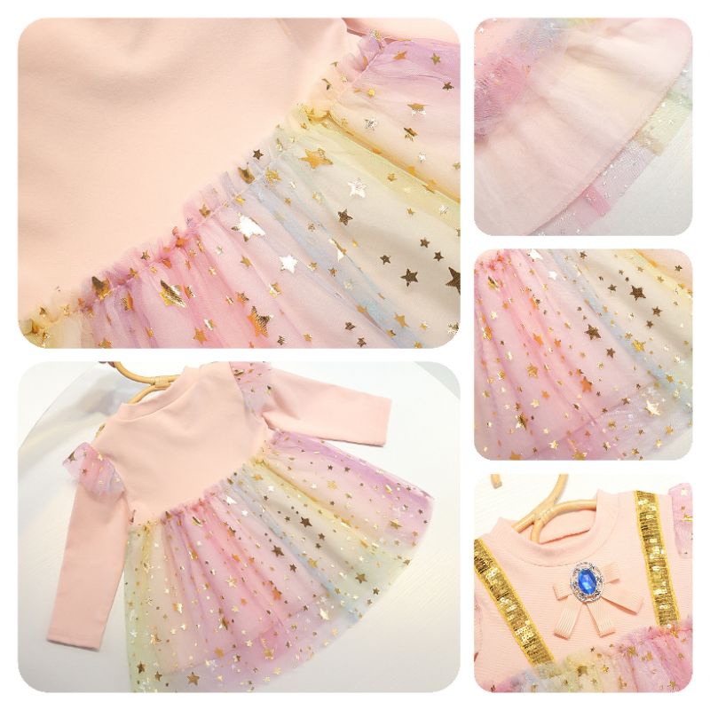 0-3TAHUN DRESS PESTA BAYI PREMIUM IMPORT / GAUN PESTA BAYI / DRESS ANAK IMPORT HIGH QUALITY