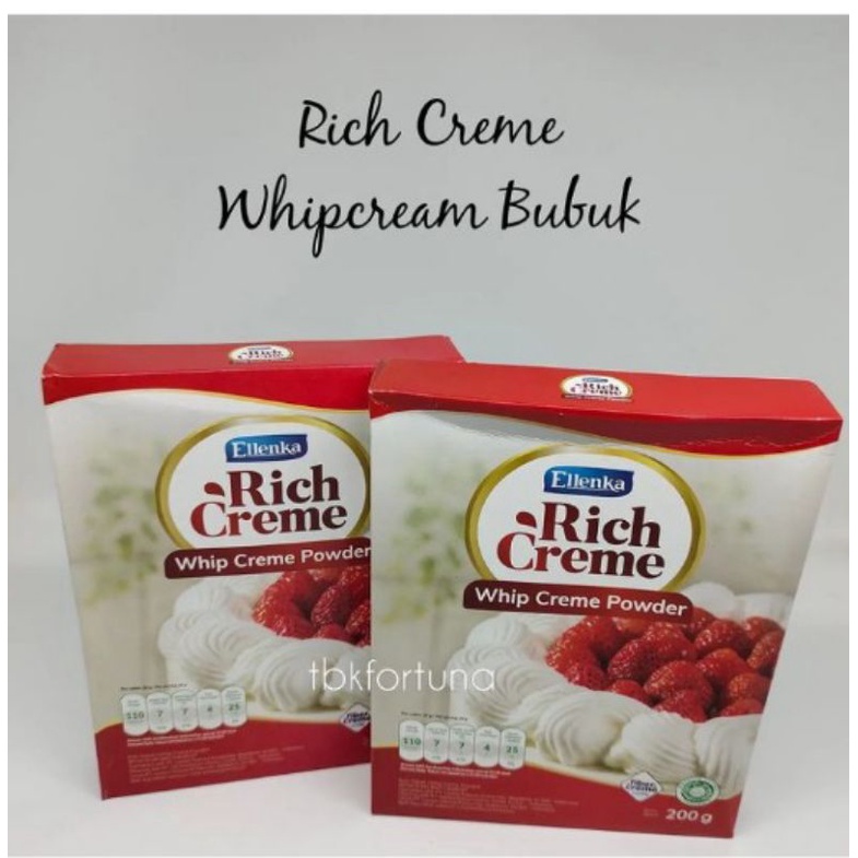 

RichCreme Whipcream Ellenka bubuk 200gr