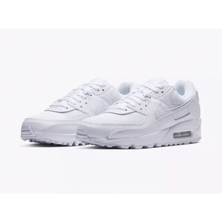 nike air max 90 sneakers in triple white