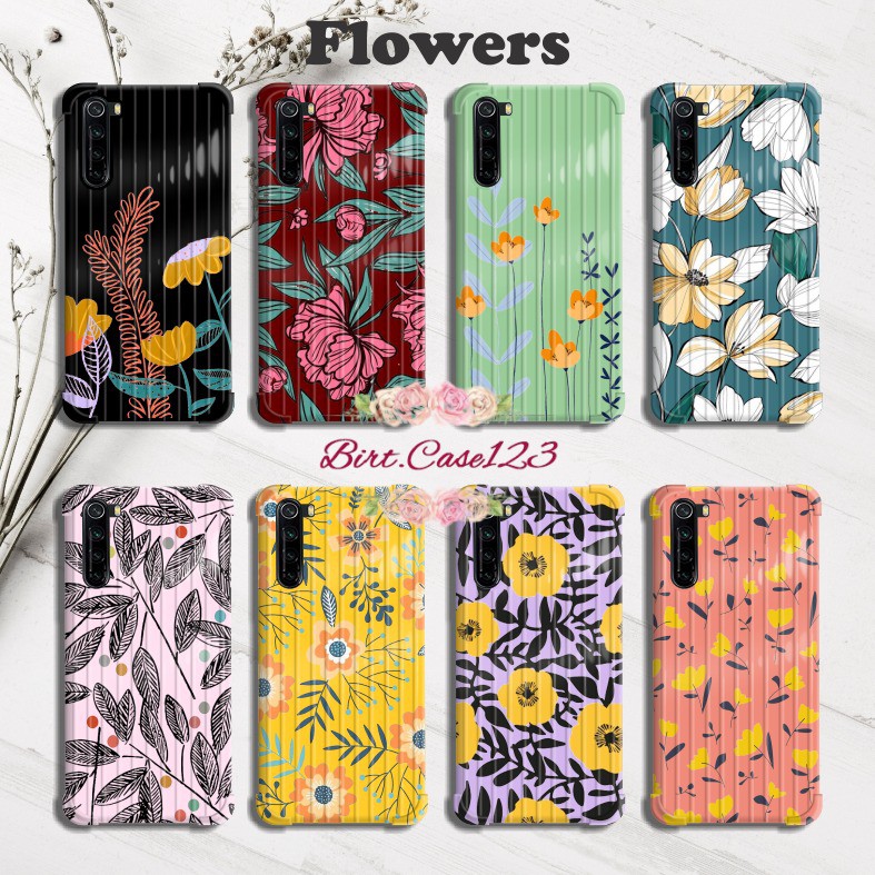 softcase FLOWERS Oppo A3s A1k A5 A9 2020 A7 F9 A5s A31 A52 A92 A37 A53 A83 F1s F11 Pro Reno BC1322