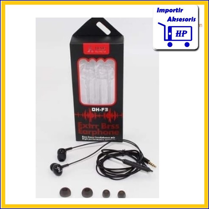 Headset Earphone Kabel DAP DHF3 Extra Bass HK011