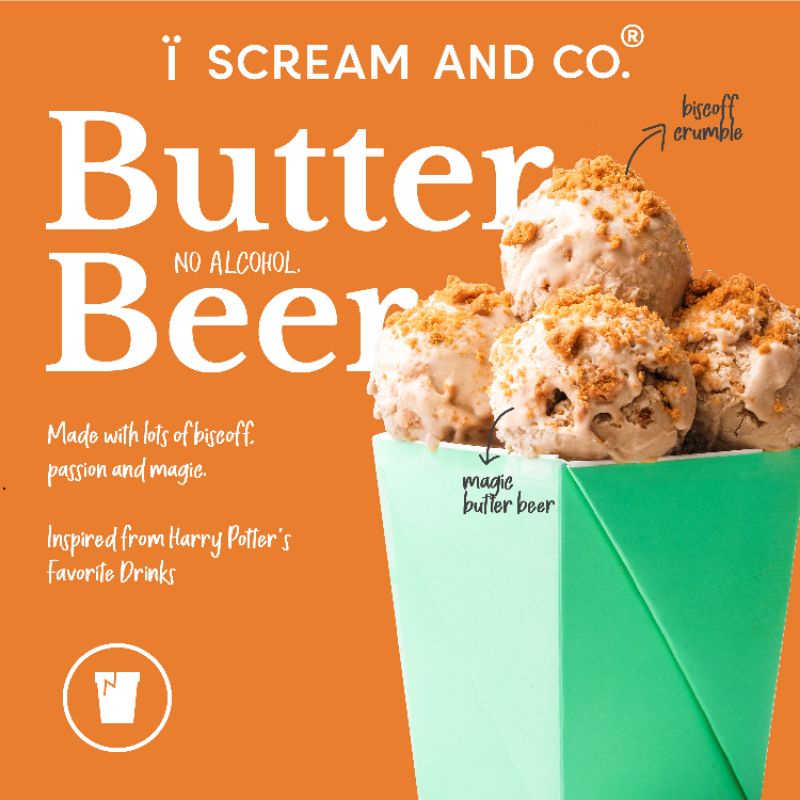 

Iscreamandco BUTTER BEER Ice Cream