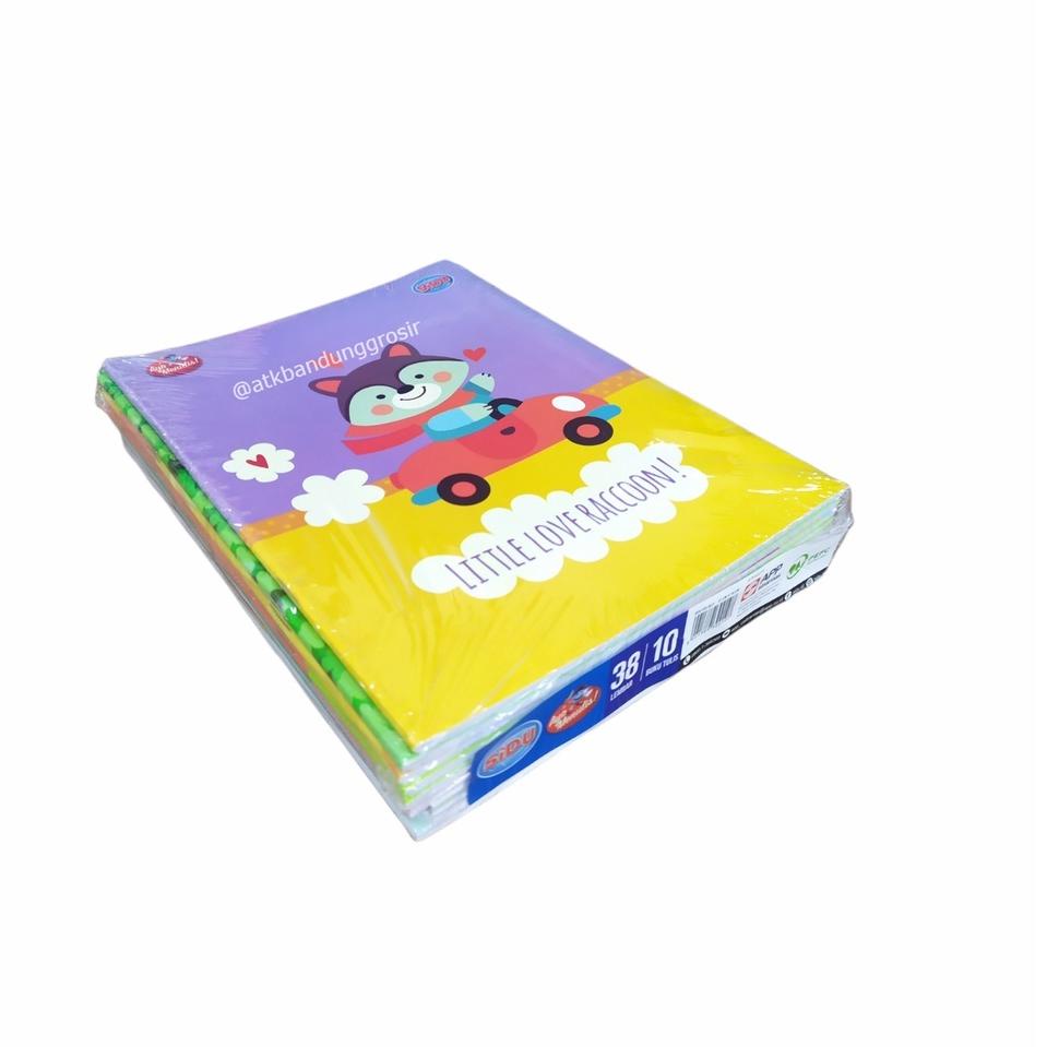 

Segera Ambil Buku Tulis 38 Lembar (SIDU, Kiky, Okey) - pack (10 buku) abg