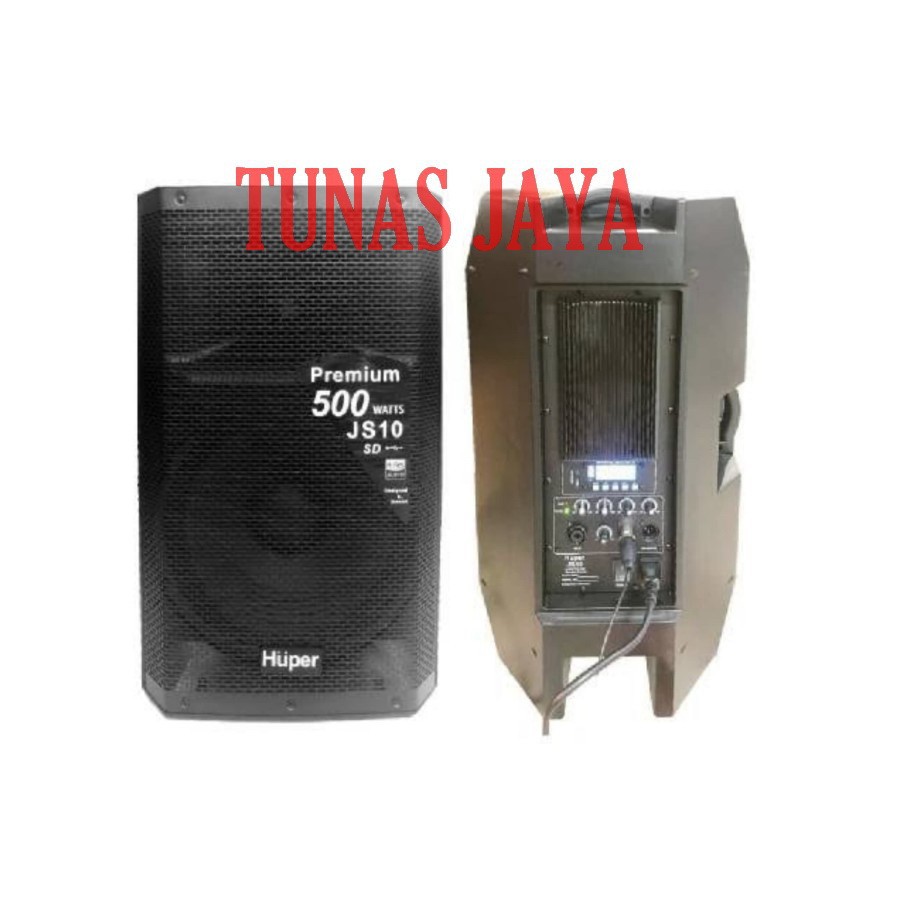 SPEAKER AKTIF HUPER JS10 HUPER 15INCH JS 10 ORIGINAL BLUETOOTH per 2 pcs