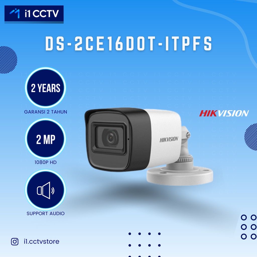 CAMERA CCTV HIKVISION DS-2CE16D0T-ITPFS 2MP OUTDOOR