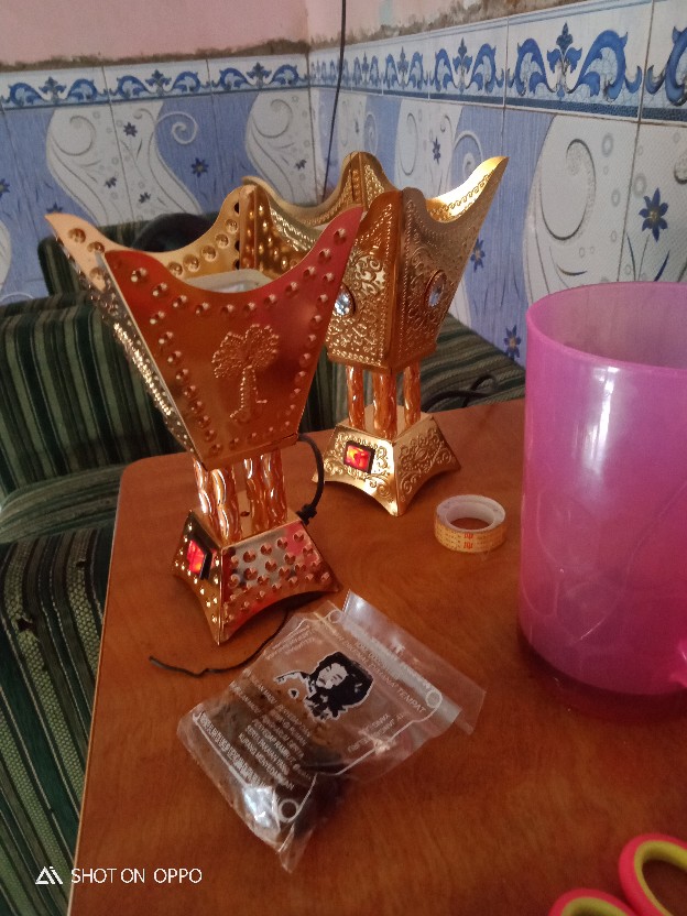 Tempat Dupa Antik Elektric/ Bakaran Bukhur Listrik/ Prapen Mabkhara Elektrik