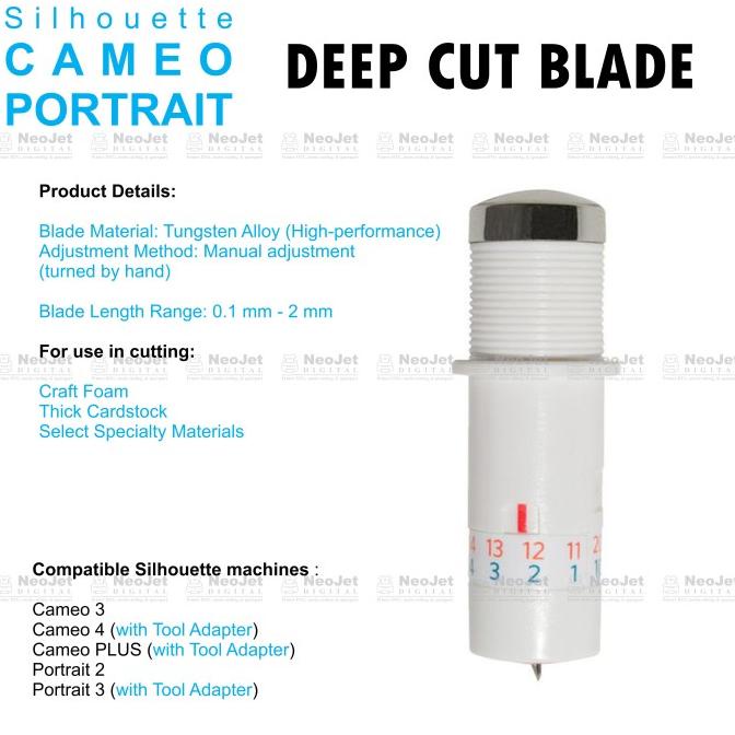 

Silhouette Deep Cut Blade 2Mm Untuk Mesin Cutting Cameo Portrait Curio