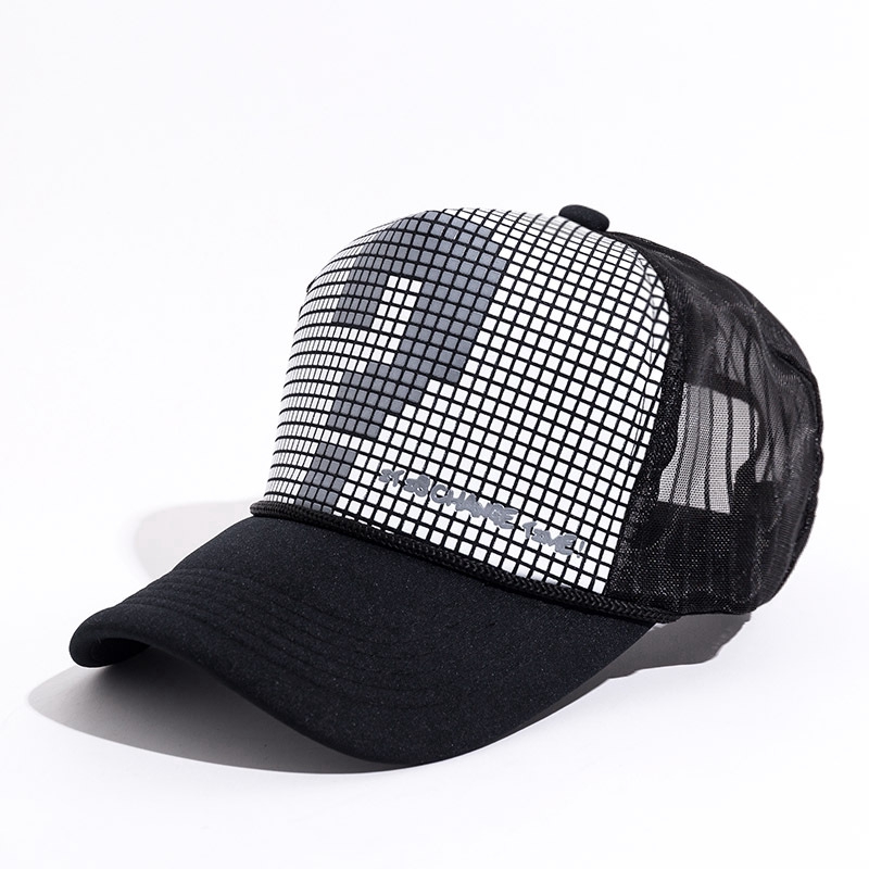 Tanda tanya kotak kotak topi baseball musim panas topi Tanda tanya kotak kotak topi baseball musim panas topi