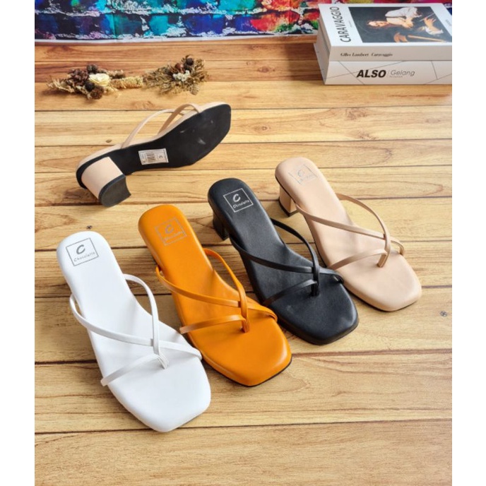 ABBUSHOES RY 11 hak tahu jepit silang chika 5cm