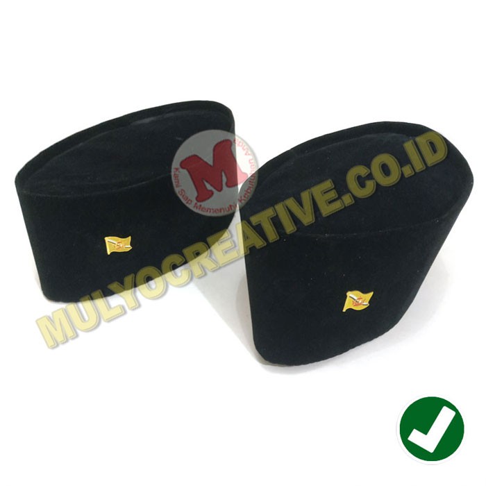 Kopiah Hitam Pin Brunei Darussalam Songkok Logo Brunei Shopee Indonesia