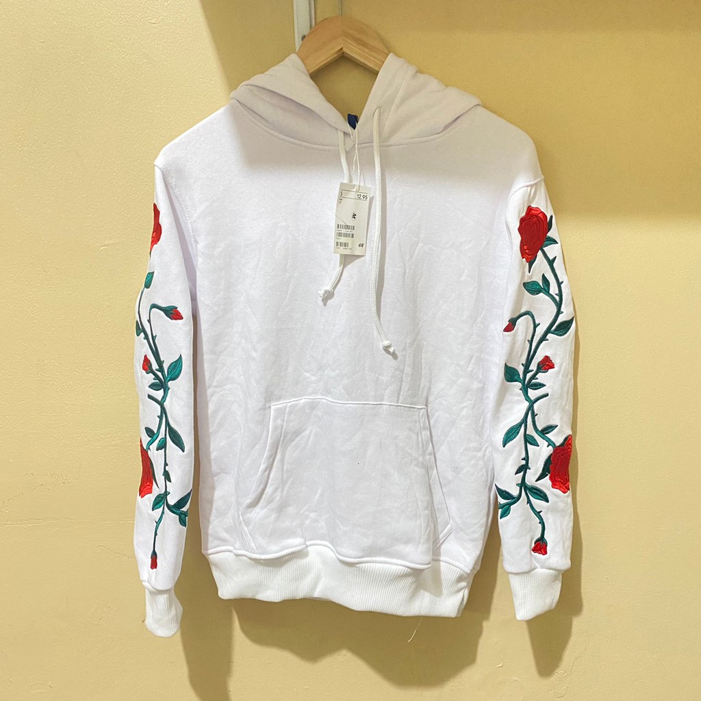 H&amp;M Hoodie Flower / Hoodie HnM Murah Original Pria Wanita