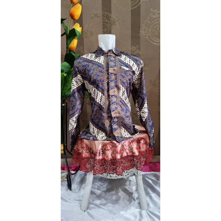 Kemeja Panjang Batik Motif MEGA MENDUNG