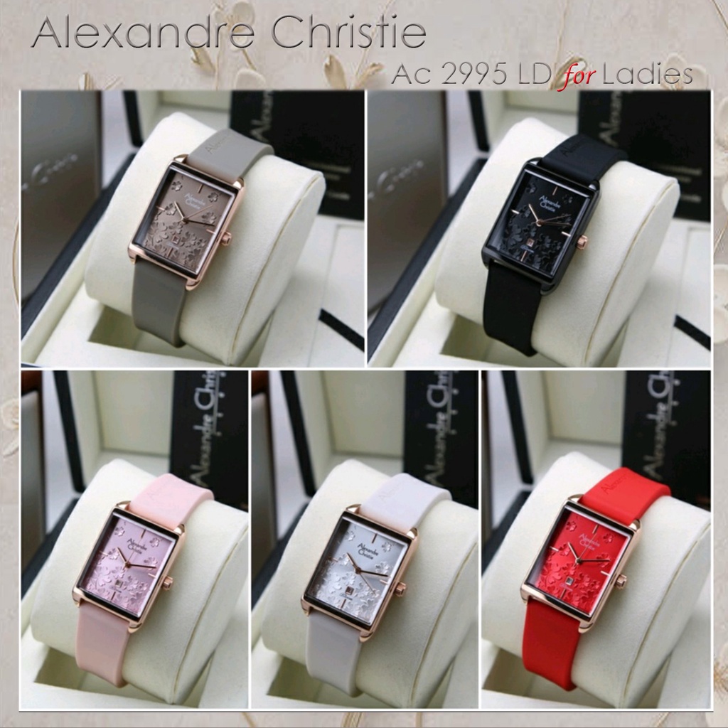 Alexandre Christie Ac 2995 / ac2995 Jam Tangan Wanita Original Garansi Resmi 1 Tahun