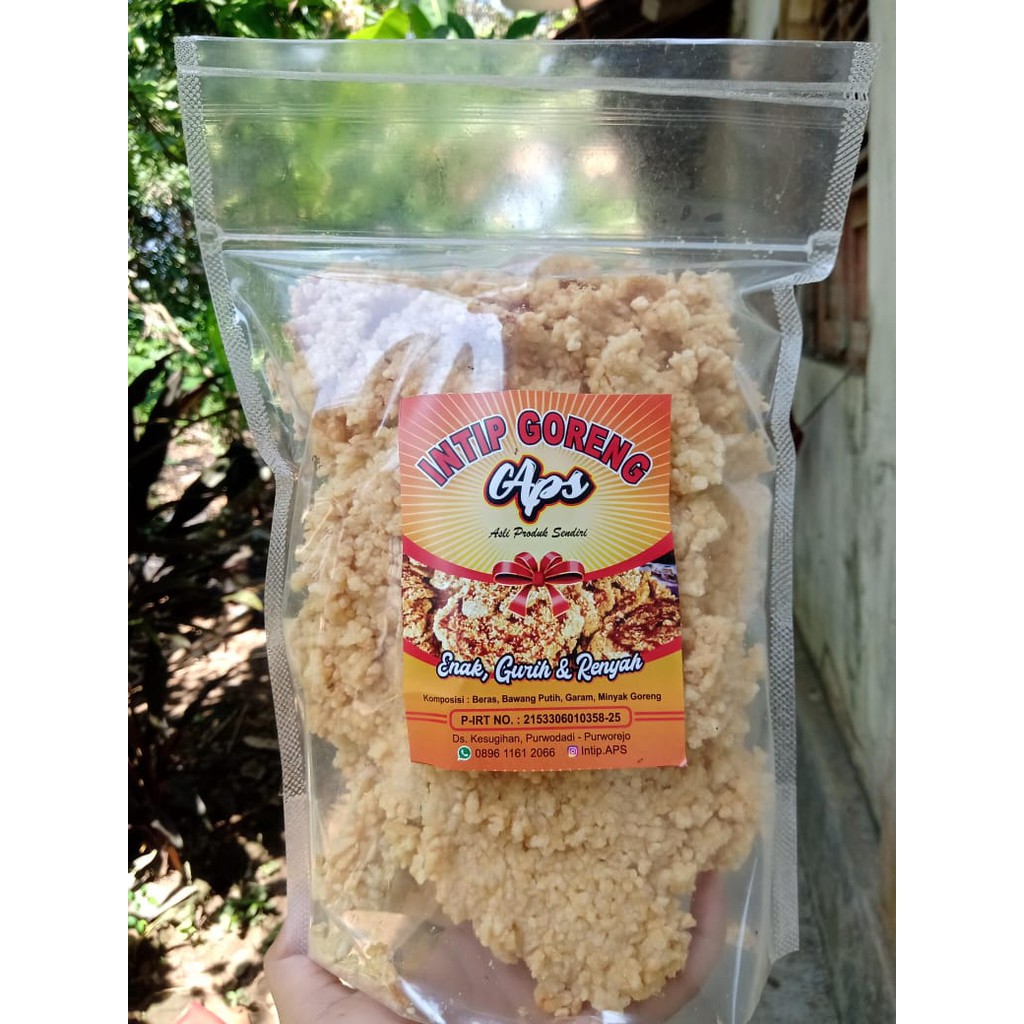 

INTIP GORENG (ASIN) / KERAK NASI / FRIED RICE CRAKERS / APS.FOODS 250gr