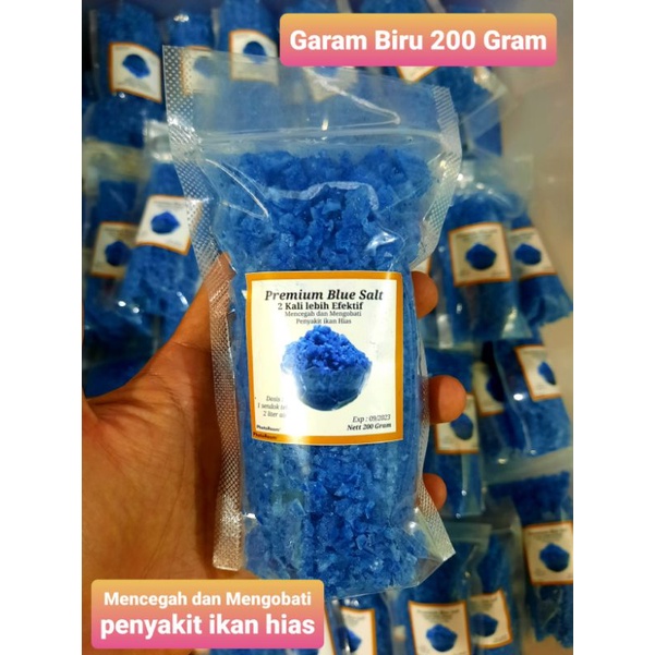 Garam Biru untuk Mencegah sekaligus mengobati penyakit ikan hias PREMIUM BLUE SALT