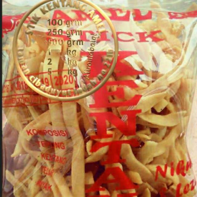 

STIK KENTANG AMEL 250 gram paket 1 bks