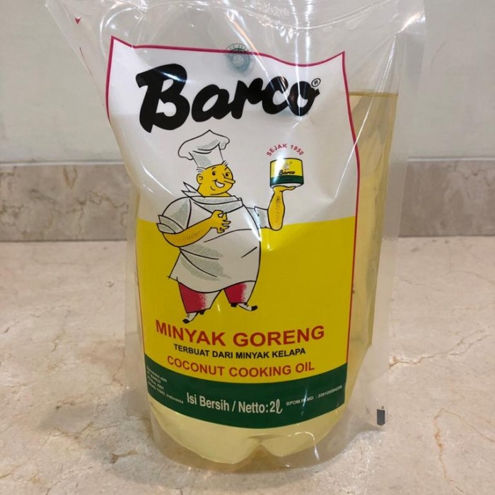 

Fe01Gg Minyak Goreng Kelapa Barco Pouch 2 Liter F30E1F111