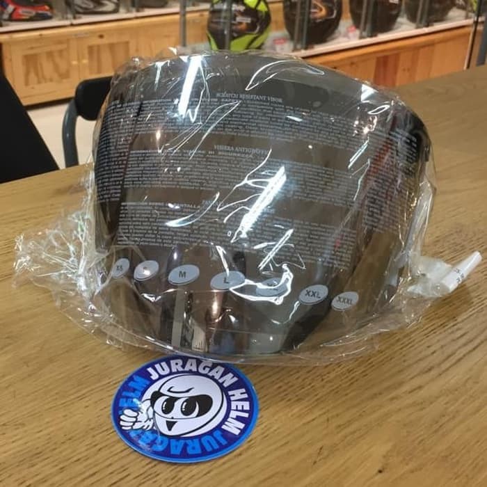 Visor Silver Zeus Z385 Classic Retro iridium