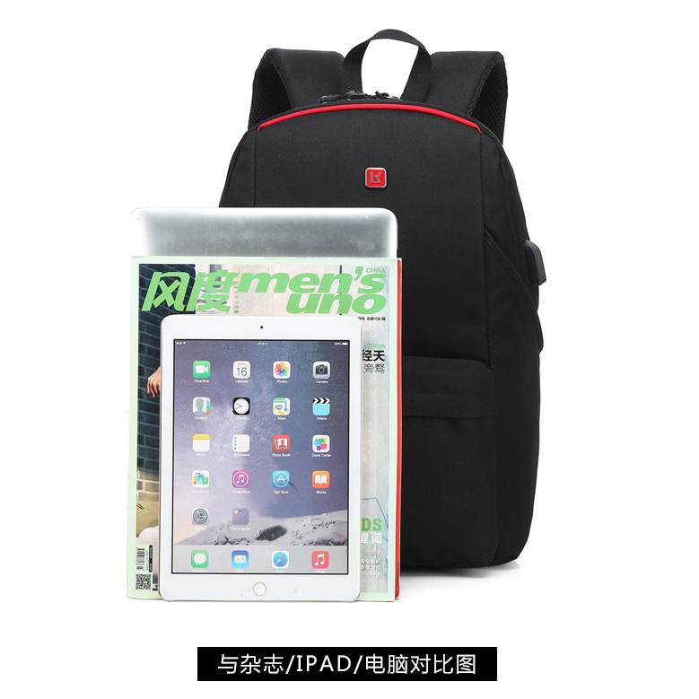 AKN88 - KELENDIS KX-1201 Tas Ransel Laptop 15.6 inch USB port