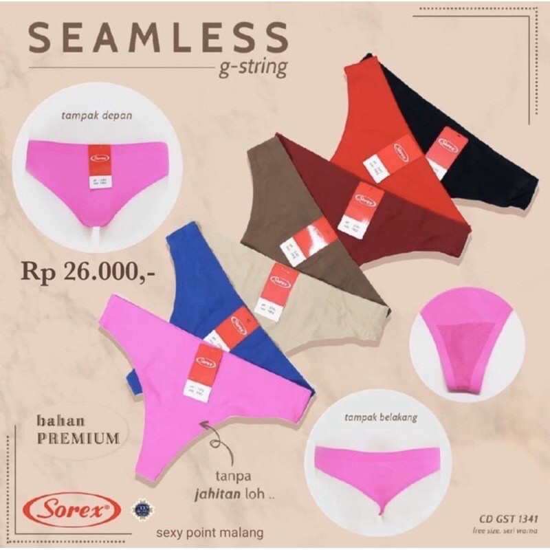 CD/ Celana Dalam G string SOREX 1341