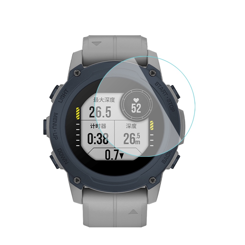 Pelindung Layar Tempered Glass 9H HD Transparan Untuk Smartwatch Garmin Descent G1