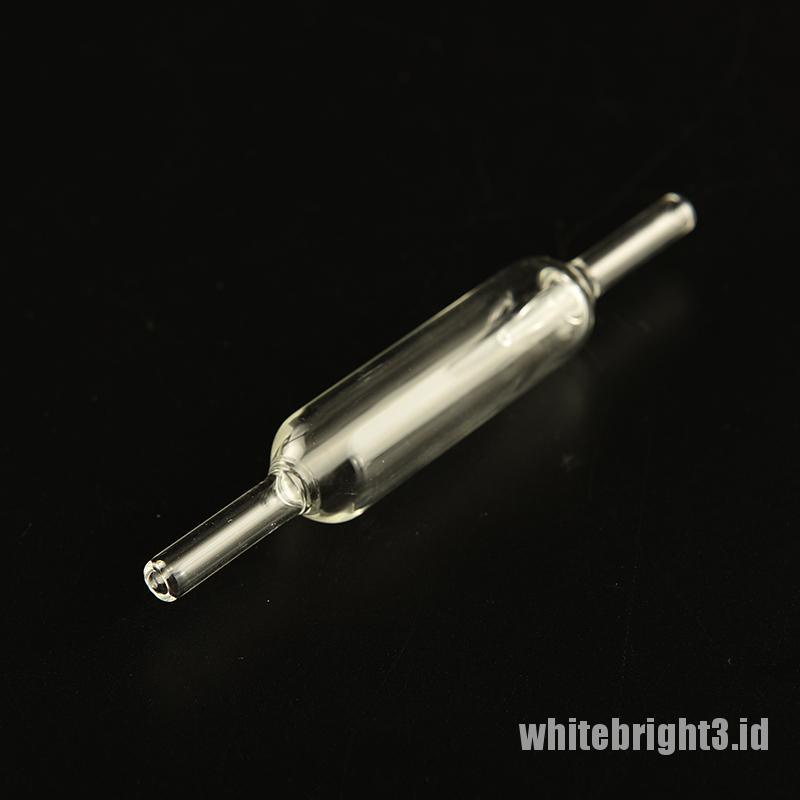 ❤White3 Warna Putih❤ Penghitung Gelembung CO2 Akuarium Ikan Hidup Nano Planted Bahan Kaca