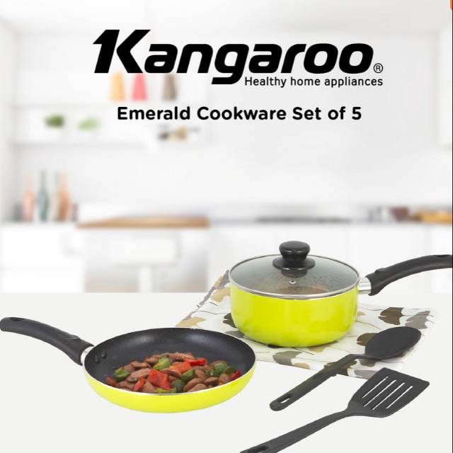 Kangaroo Emerald Cookware / Kangaroo Teplon