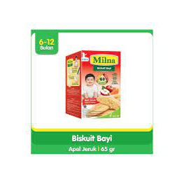 Milna Biskuit Bayi Apel Jeruk 65 gr