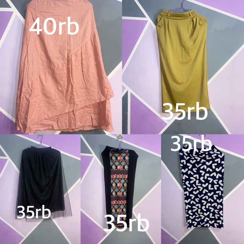 Preloved rok serba mulai 35.000 missyshop maurry