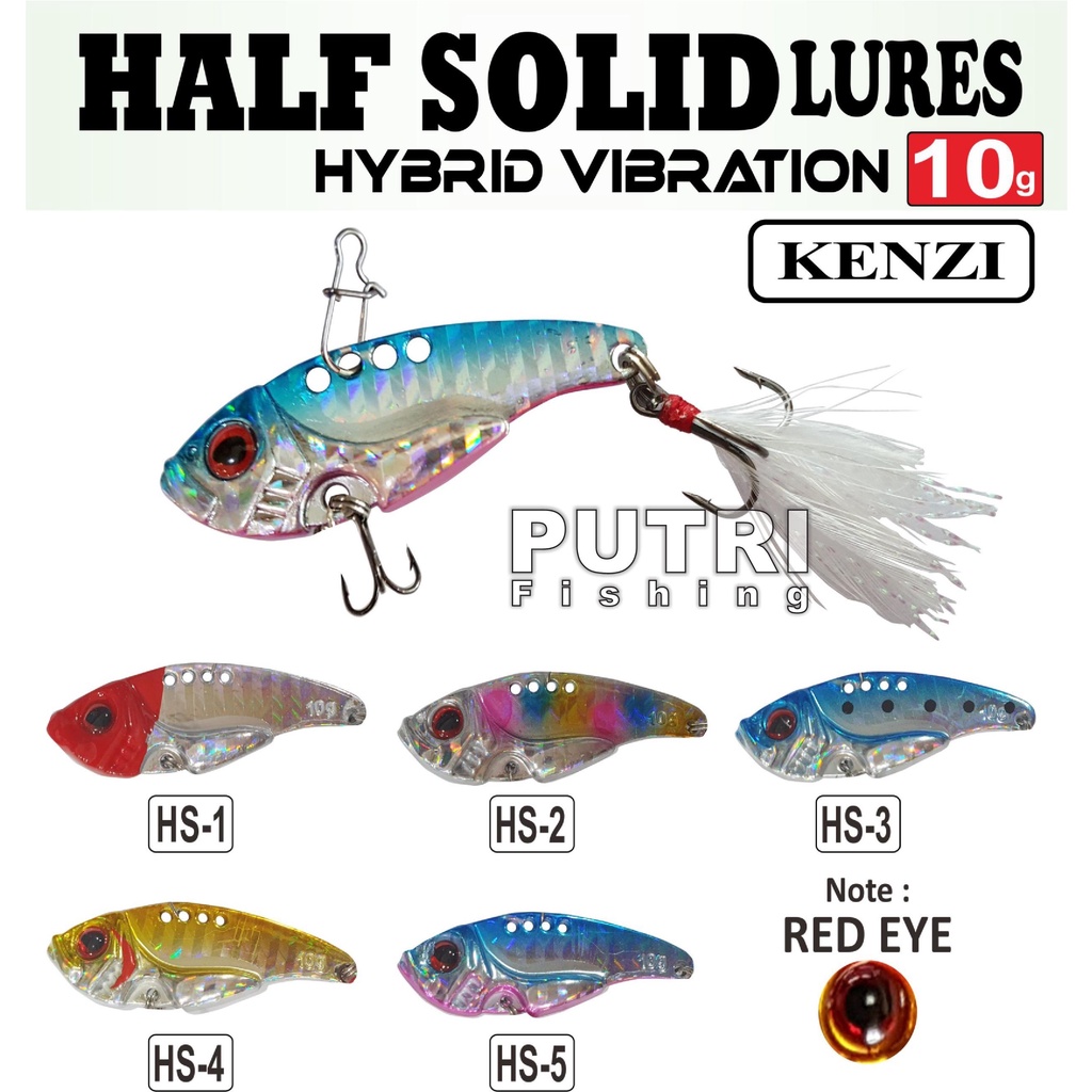 KENZI HALF SOLID LURES HYBRID VIBRATION 7gr 10gr