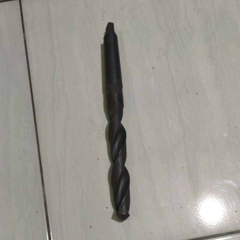 mata bor hss 23.5mm mt3 mata bor besi HSS baru